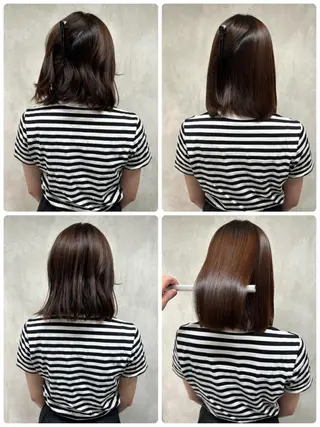 ショート 満足度⭕️縮毛矯正師 谷口にお任せを👍のヘアスタイル