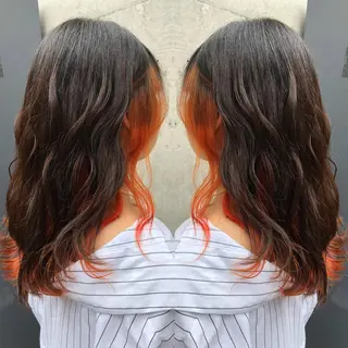 ミディアム カラー seta新宿所属・髪質改善/縮毛矯正 芹沢のヘアスタイル