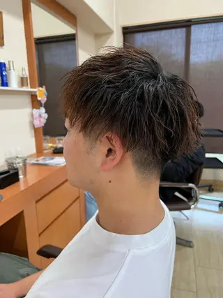 パーマ メンズ 仕上がり満足度 No.1池田篤史のヘアスタイル