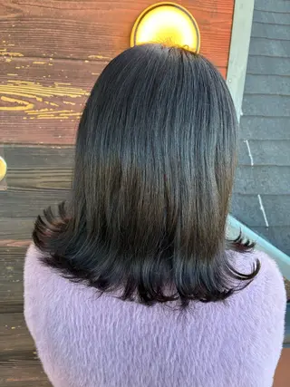 ミディアム カラー wacca所属・安城/カットモデル 🩷艶カラー🎀もえのヘアスタイル