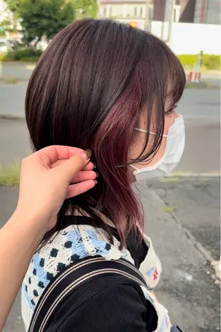 カラー 中山 千優のヘアスタイル