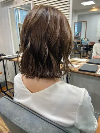 ミディアム 横川 昇吾のヘアスタイル