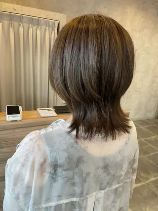 ミディアム カラー 骨格似合わせカット✨ 林 まどかのヘアスタイル