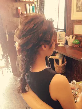 ミディアム セミロング ロング ヘアアレンジ サダハルカ ｜chouetteのヘアスタイル