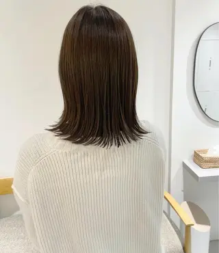 ミディアム カラー 池田 未瑠のヘアスタイル