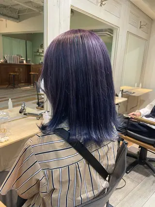 ミディアム カラー パーマ ヘアアレンジ メンズ キッズ ネイル マツエク・マツパ AUSTIN所属・🌿丁寧なカウンセリ ング/Naoki🌿のヘアスタイル