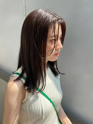 ミディアム カラー キッズ オトナヘア🌸 harukaのヘアスタイル