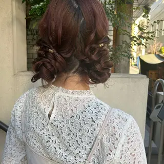 ロング ヘアアレンジ SHANTi 飯塚 ヘアセット/髪質改善のヘアスタイル