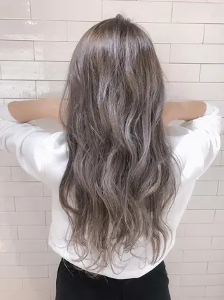 ロング カラー パーマ ヘアアレンジ 竹内ケンゴ🇰🇷 EIGHT藤沢のヘアスタイル