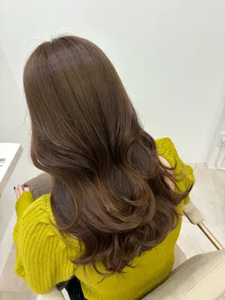 ロング カラー 巻ける縮毛矯正 Sachi🐰のヘアスタイル