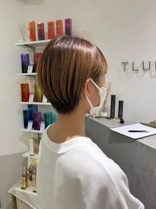 ショート 髪質改善jewelbox 〜私のトリートメント〜 東梅田店所属・髪質改善/ボブ/梅田 runa_ニュアンスのヘアスタイル