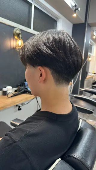 メンズ 律喜/パーマ /メンズ/フェードのヘアスタイル