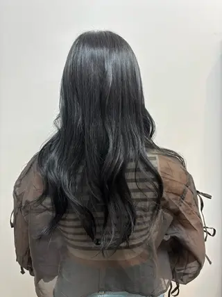 ロング カラー ヘアアレンジ みぞぐち じゅりのヘアスタイル