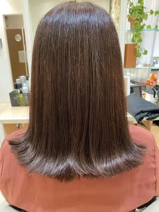 セミロング カラー 🩵波巻き／ツイスパ HARU💎のヘアスタイル