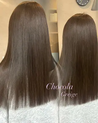 カラー moe🎀 透明感カラーのヘアスタイル