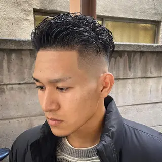 ショート パーマ メンズ 立川/メンズパーマ 厚進太郎のヘアスタイル