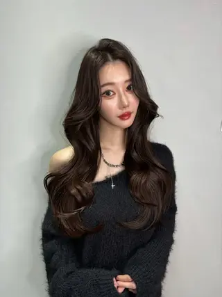 ロング カラー etora 渋谷所属・ワンホンヘア🇨🇳 髪質改善/itaruのヘアスタイル