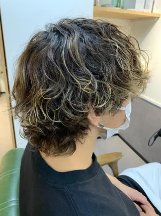 パーマ メンズ LOuNICA/銀座 RYUNOSUKEのヘアスタイル