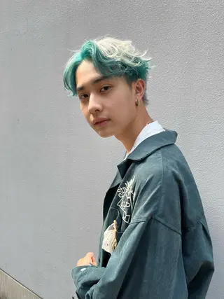 カラー 複雑履歴ブリーチ/ keitoのヘアスタイル