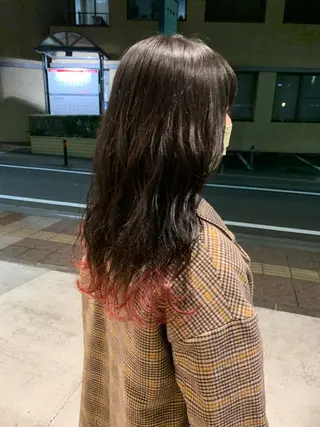 ロング カラー hair make DAISY LOTUS所属・MAYU🪡 透明感カラー/耳ツボのヘアスタイル