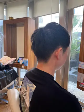 パーマ メンズ 本多 美羽のヘアスタイル