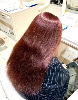 ロング カラー Rin/メンズカット /カラー/縮毛矯正のヘアスタイル