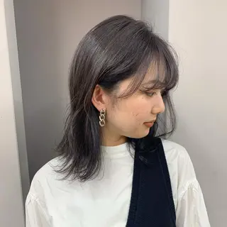 ミディアム カラー パーマ/ボブ/ 神戸/豊浦翔太のヘアスタイル
