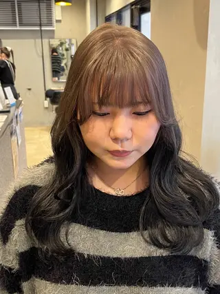 ロング カラー みわ/博多 ブリーチ/メンズヘアのヘアスタイル