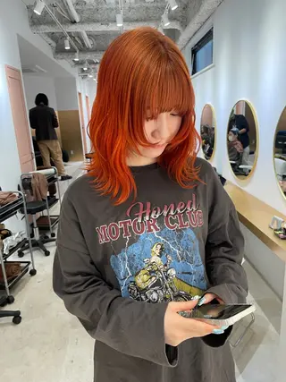 ミディアム ブリーチ指名 No１🏆RENのヘアスタイル