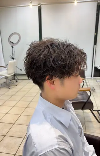 ショート パーマ メンズ 👑大宮メンズパーマ No.1Mizukiのヘアスタイル