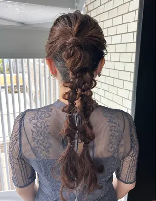 ヘアアレンジ 大人可愛いヘアメイク 💋🧚‍♀️しずかのヘアスタイル