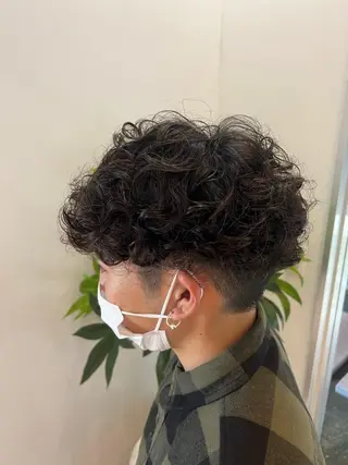 パーマ メンズ 宮本丈也/金沢美容室 /理美容/パーマのヘアスタイル