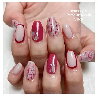 ミディアム ネイル 👑enen style👑のネイルデザイン