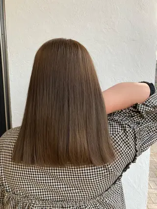 ミディアム カラー 💎髪質改善💎 西森千夏のヘアスタイル