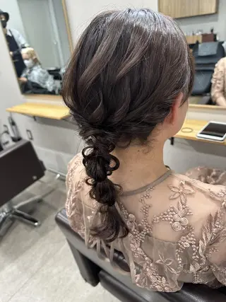 セミロング ヘアアレンジ 🫧【公式】 Lig.横浜🫧のヘアスタイル