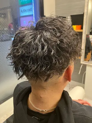 パーマ メンズ メンズ特化/パーマ/ フェードWATARUのヘアスタイル