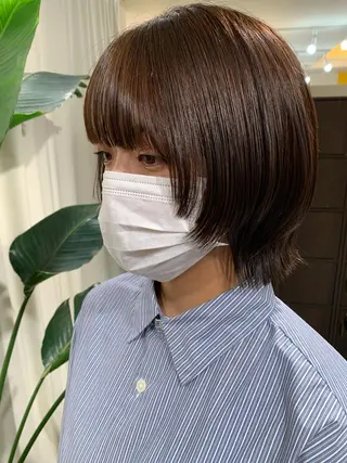 ミディアム 【韓国風くびれヘア】 joule小木曽輝のヘアスタイル