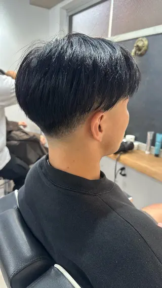 メンズ 律喜/パーマ /メンズ/フェードのヘアスタイル