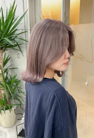 ミディアム 🫧ふじたまゆ🫧 レイヤーカット✂︎のヘアスタイル