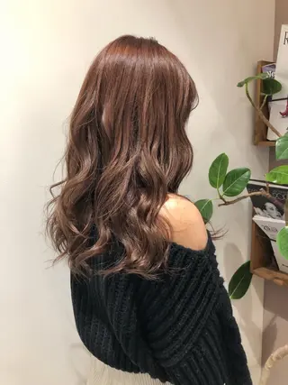 セミロング レイヤー/韓国ヘア 縮毛矯正🫧鈴木颯のヘアスタイル