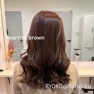 ロング カラー パーマ ヘアアレンジ メンズ ワット 原宿のヘアスタイル