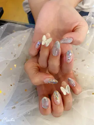 ミディアム ネイル パンダ ネイルのネイルデザイン