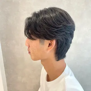 メンズ ダウンパーマ特化💎 ボブ・レイヤーりなのヘアスタイル