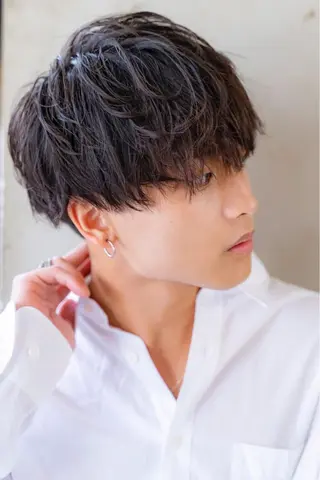 ショート カラー パーマ ヘアアレンジ メンズ キッズ ネイル マツエク・マツパ 🌸グレージュ/ ベージュ🌸yutaのヘアスタイル