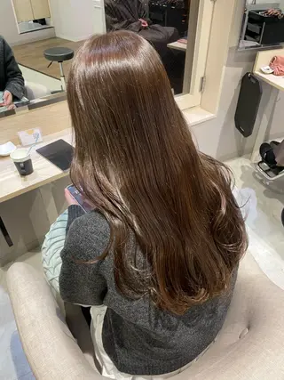 ロング カラー ayano / 透明感・くすみカラーのヘアスタイル