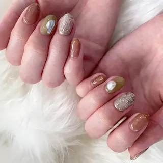 ネイル crystal ⭐︎ colorのネイルデザイン