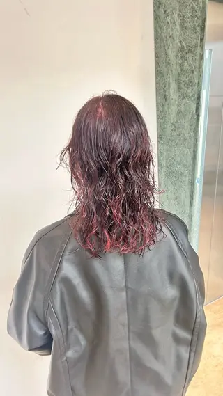 パーマ 大賀 チサトのヘアスタイル
