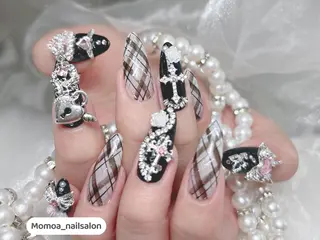 ネイル MoMoA Nail ネイル長さ出し専門店のネイルデザイン