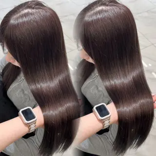 ロング 艶髪🤎透明感カラー 渋谷/ririkaのヘアスタイル