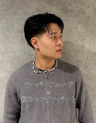 メンズ りんと/メンズ特化/ フェード×パーマのヘアスタイル